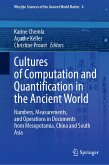 Cultures of Computation and Quantification in the Ancient World (eBook, PDF)
