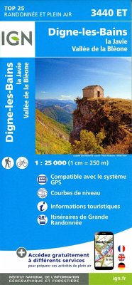 Cover 3440ET Digne-les-Bains - La Javie - Vallée de la Bléone