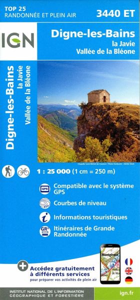 3440ET Digne-les-Bains - La Javie - Vallée de la Bléone 3440ET Digne-les-Bains - La Javie - Vallée de la Bléone