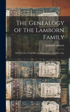 Cover The Genealogy of the Lamborn Family