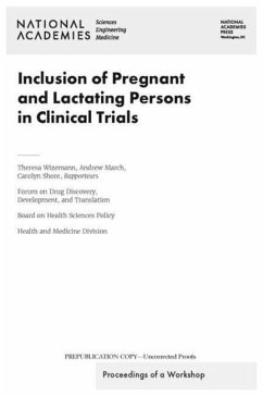 Inclusion of Pregnant and Lactating Persons in Clinical Trials - National Academies of Sciences Engineering and Medicine; Health And Medicine Division; Board On Health Sciences Policy; Forum on Drug Discovery Development and Translation