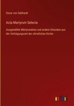 Acta Martyrum Selecta