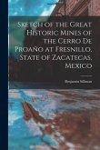 Sketch of the Great Historic Mines of the Cerro De Proaño at Fresnillo, State of Zacatecas, Mexico
