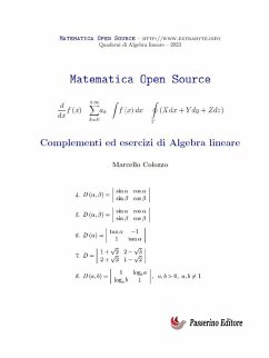 Complementi ed esercizi di Algebra lineare (fixed-layout eBook, ePUB) - Colozzo, Marcello