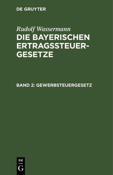 Gewerbsteuergesetz (eBook, PDF) Gewerbsteuergesetz (eBook, PDF)