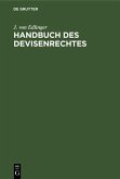 Handbuch des Devisenrechtes (eBook, PDF)