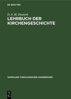 Cover Lehrbuch der Kirchengeschichte (eBook, PDF)