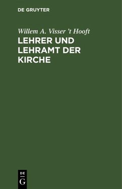 Cover Lehrer und Lehramt der Kirche (eBook, PDF)