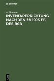 Inventarerrichtung nach den §§ 1993 ff. des BGB (eBook, PDF)