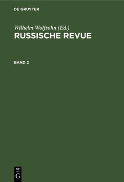 Russische Revue. Band 2 (eBook, PDF) Russische Revue. Band 2 (eBook, PDF)