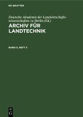Archiv für Landtechnik. Band 5, Heft 3 (eBook, PDF)