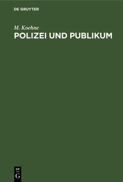 Cover Polizei und Publikum (eBook, PDF)