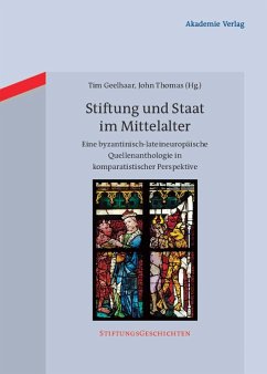 Stiftung und Staat im Mittelalter (eBook, PDF)