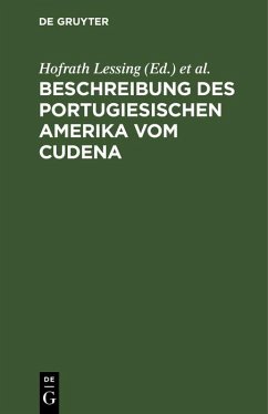 Beschreibung des portugiesischen Amerika vom Cudena (eBook, PDF)
