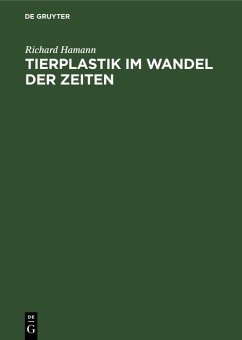 Cover Tierplastik im Wandel der Zeiten (eBook, PDF)