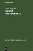 Reichs-Pressgesetz (eBook, PDF)