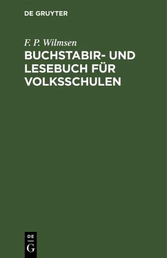 Cover Buchstabir- und Lesebuch für Volksschulen (eBook, PDF)