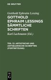 Artistische und antiquarische Schriften (Fortsetzung) (eBook, PDF)