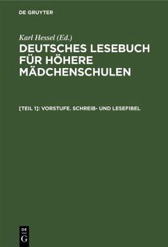 Vorstufe. Schreib- und Lesefibel (eBook, PDF)