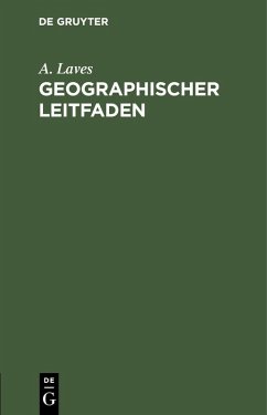 Cover Geographischer Leitfaden (eBook, PDF)