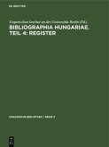 Bibliographia Hungariae. Teil 4: Register (eBook, PDF)
