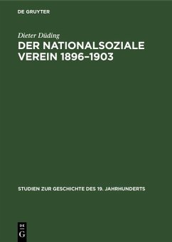 Cover Der Nationalsoziale Verein 1896-1903 (eBook, PDF)