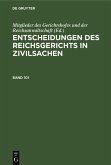 Entscheidungen des Reichsgerichts in Zivilsachen. Band 101 (eBook, PDF)
