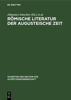 Cover Römische Literatur der Augusteische Zeit (eBook, PDF)