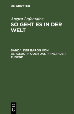Der Baron von Bergedorf oder das Prinzip der Tugend (eBook, PDF) - Lafontaine, August