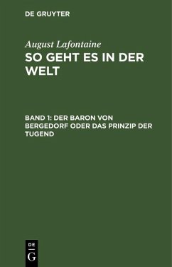 Cover Der Baron von Bergedorf oder das Prinzip der Tugend (eBook, PDF)