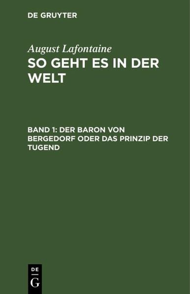 Der Baron von Bergedorf oder das Prinzip der Tugend (eBook, PDF)