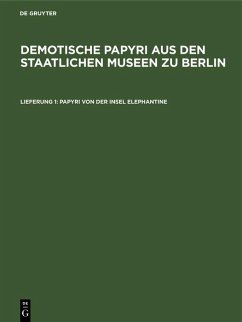 Cover Papyri von der Insel Elephantine (eBook, PDF)