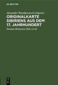 Cover Originalkarte Sibiriens aus dem 17. Jahrhundert (eBook, PDF)