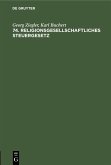 74. Religionsgesellschaftliches Steuergesetz (eBook, PDF)