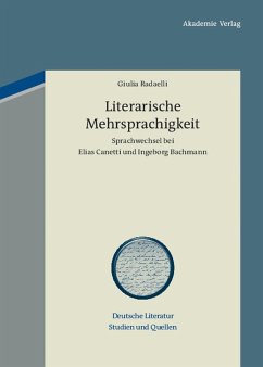 Literarische Mehrsprachigkeit (eBook, PDF) - Radaelli, Giulia