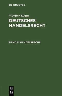 Handelsrecht (eBook, PDF) - Heun, Werner