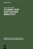 Studien zum koptischen Bibeltext (eBook, PDF)