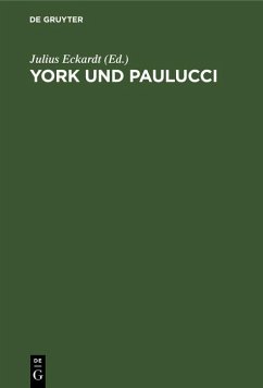 York und Paulucci (eBook, PDF) Cover York und Paulucci (eBook, PDF)