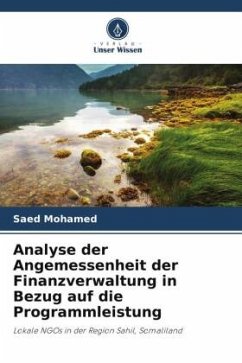 Analyse der Angemessenheit der Finanzverwaltung in Bezug auf die Programmleistung - Mohamed, Saed