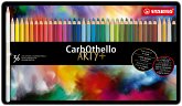 Pastellkreidestift - STABILO CarbOthello - ARTY+ - 36er Metalletui - mit 36 verschiedenen Farben
