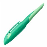 Schulfüller ergonomisch für Rechtshänder mit Standard-Feder M - STABILO EASYbirdy 3D Wildlife Special Edition in grün - inklusive Patrone