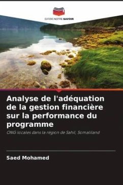 Analyse de l'adéquation de la gestion financière sur la performance du programme - Mohamed, Saed