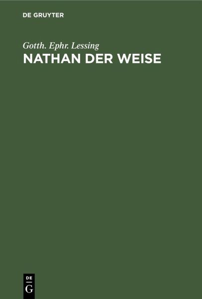 Nathan der Weise (eBook, PDF)