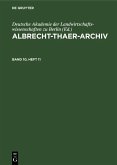 Albrecht-Thaer-Archiv. Band 10, Heft 11 (eBook, PDF)