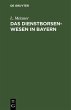 Das Dienstborsenwesen in Bayern (eBook,... - Bild 1