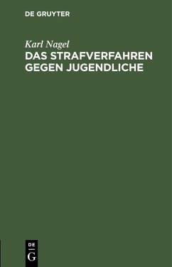 Cover Das Strafverfahren gegen Jugendliche (eBook, PDF)