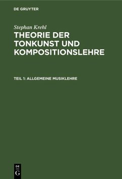 Allgemeine Musiklehre (eBook, PDF) - Krehl, Stephan
