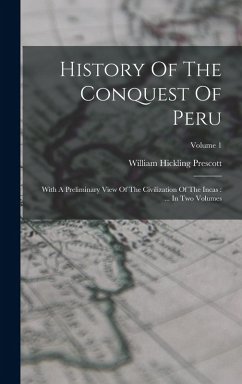 Cover History Of The Conquest Of Peru