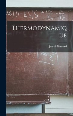 Thermodynamique - Bertrand, Joseph