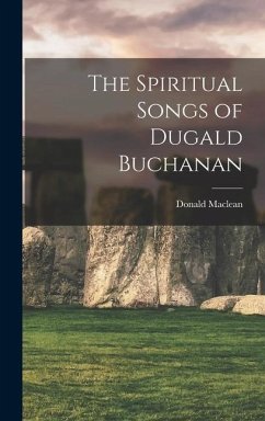 Cover The Spiritual Songs of Dugald Buchanan